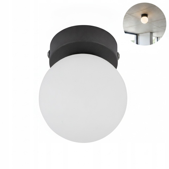 Nástěnná lampa Stropní Svítidlo Černá 1xG9 Moderní Mini 13 cm Tk Lighting