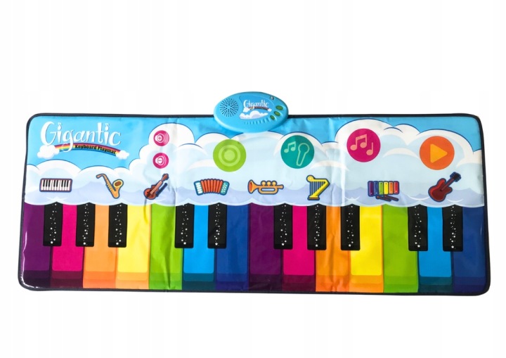 Килимок танцювальний розвивальний 10 мелодій 465x330 мм Lean Toys — фото 2