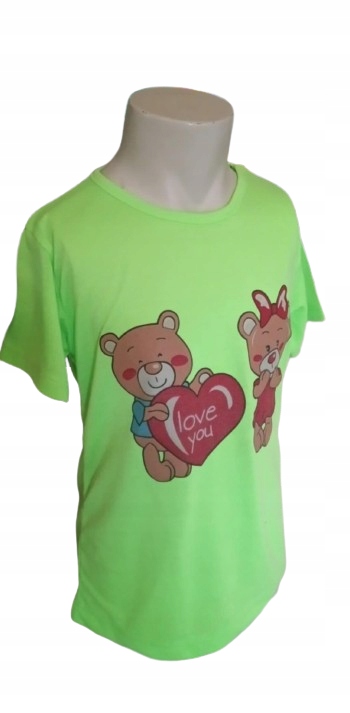 T shirt Bluzka dziewczęca krótki rękaw do przedszkola — zdjęcie 11