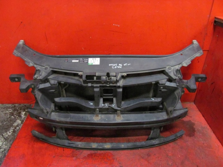 VW PASSAT B6 3C 2.0 TDI BKP Schlossträger Kühler Lüfter träger KOMPLET