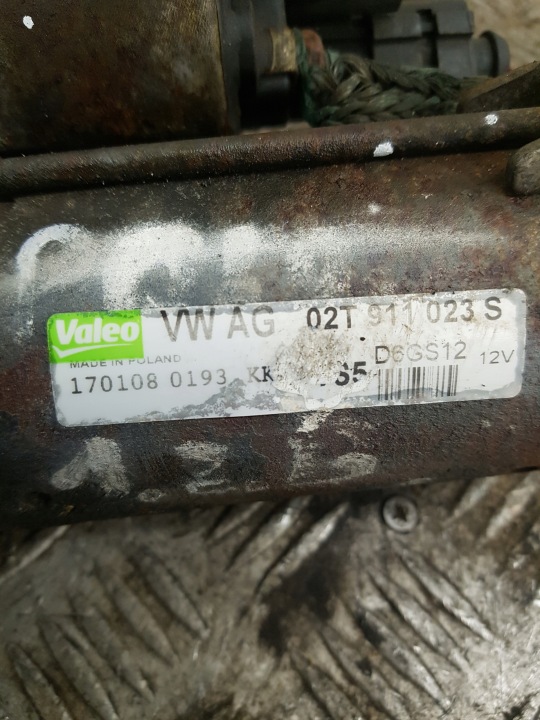 starter VOLKSWAGEN POLO 4 02T911023S 1.2 12V