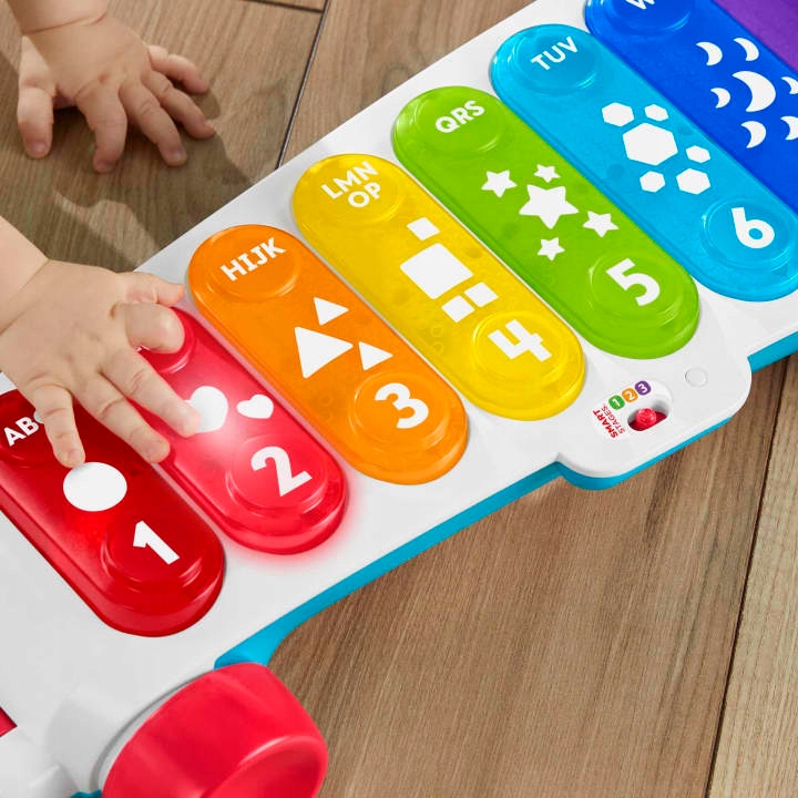 FISHER PRICE великий розвивальний ксилофон для тягання інтерактивний польський — фото 4
