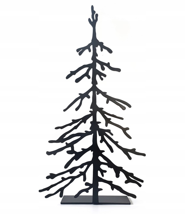 decolicious figurka Vánoční stromek 560 mm velká černá silueta DECOF06