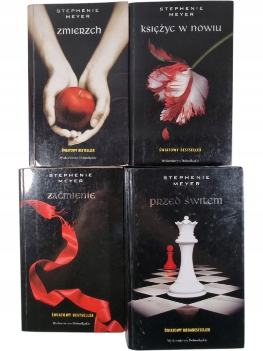 Zdjęcie egzemplarza: Zmierzch 1-4 / Stephenie Meyer / Księżyc w Nowiu Zaćmienie Przed Świtem