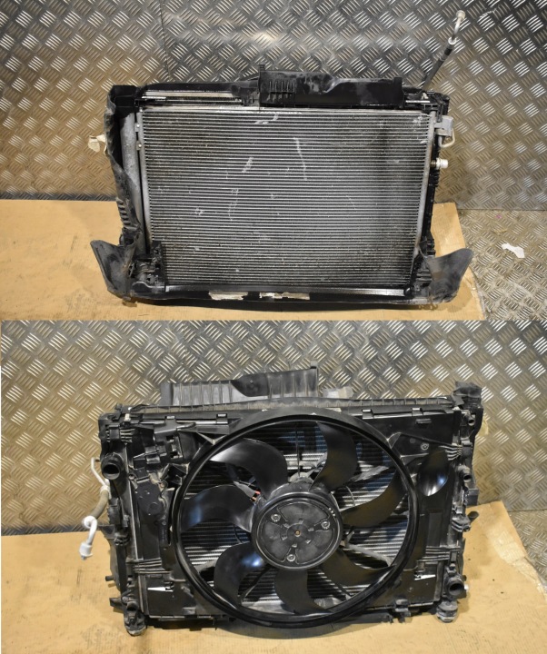 IDEALNY KPL. radiatore VENTOLA MERCEDES W205 2.0D 2.2D 1