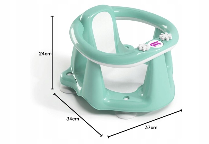 Крісло для купання Flipper Evolution для ванни 6-15 місяців сірий OKBaby — фото 8