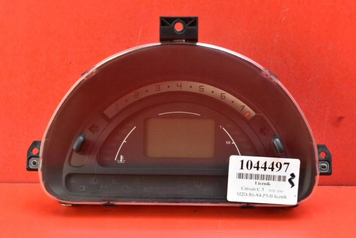 Instruments tachymètre compte tours Horloge montre tableau bord EU 9652008280 CITROEN C3 1 et PLURIEL 1.4 8V 75 KM 02-10