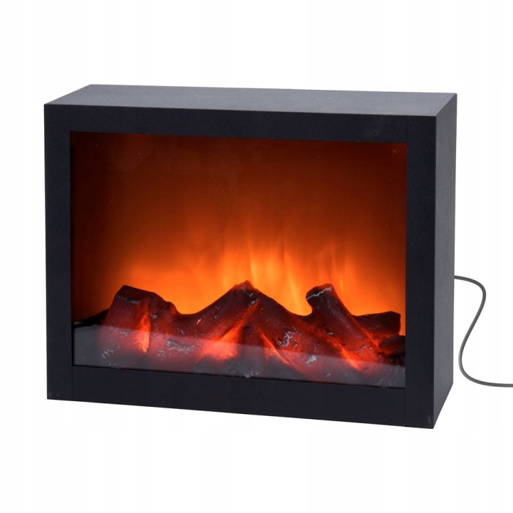 Elektrický krb Led vánoční dekorace, 29 x 23 cm
