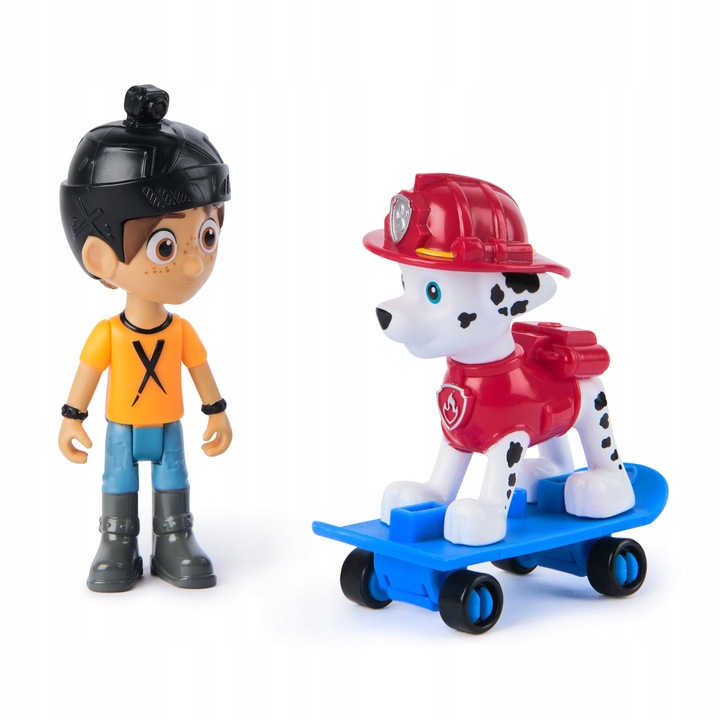 PSI PATROL FIGURKI ZESTAW MARSHALL ODWAŻNY DANNY X I DESKOROLKA Marka Spin Master