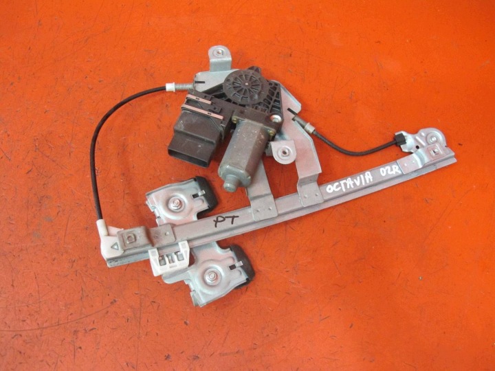 SKODA OCTAVIA und 1U Fensterheber Gestänge Motor Fenster rechts heck 104420-302