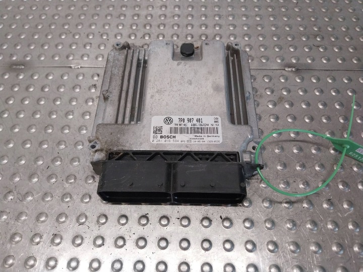 Computer Bedienteil DES MOTORS 7P0907401F 0281016594 VW TOUAREG II 7P 3.0 TDI