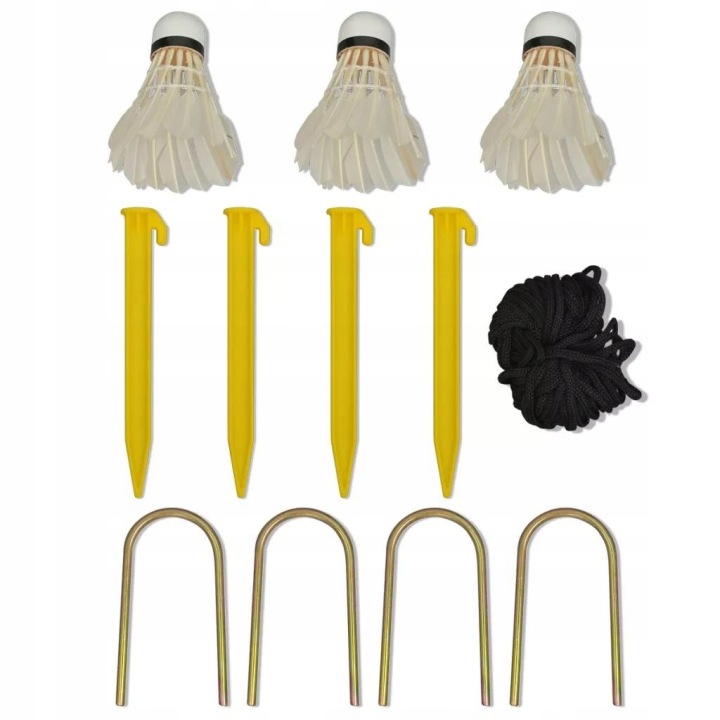 Сітка для бадмінтону, воланчики, 300x155 см — фото 11