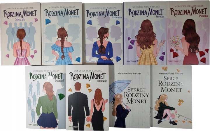 Zdjęcie egzemplarza: Rodzina Monet + Serce Rodziny Monet / 9 książek / Weronika Anna Marczak