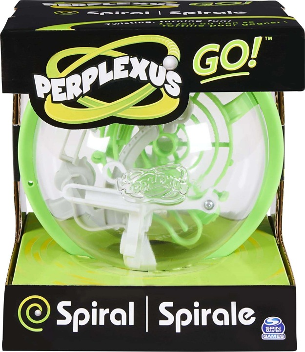 PERPLEXUS GO! LABIRYNT KULKOWY 3D GRA ZRĘCZNOŚCIOWA SPIRALA ZIELONY 8+ Marka Spin Master