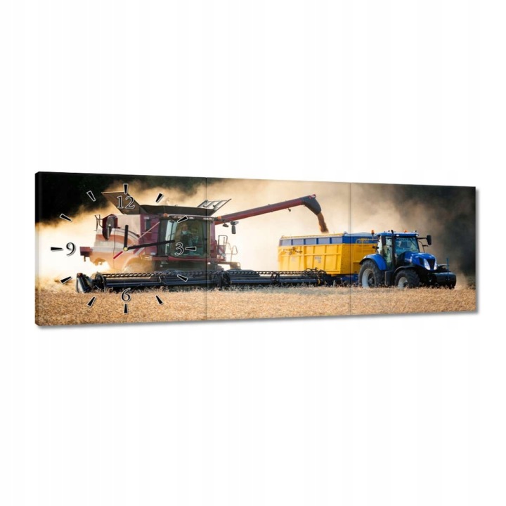 Hodiny 90x30 Žniwa Kombajn Traktor