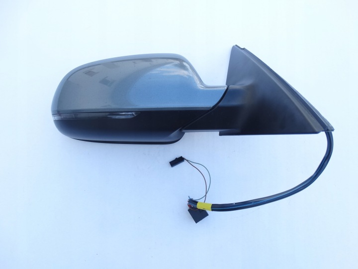SPECCHIETTO RETROVISORE Destro 8 PIN 6+2 PIN AUDI A4 B8 LIFT 12-15 LX7R SZARE Originale ASO