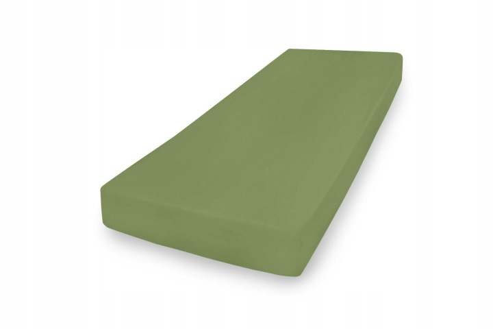 Prostěradlo jersey s gumičkou 220x200 zelené Premium