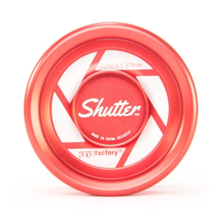 YoyoFactory Shutter Yoyo - професійні, металеве йо-йо на підшипниках для трюків, червоні — фото 2