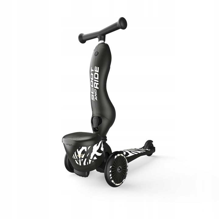 SCOOT AND RIDE HIGHWAYKICK 1 LIFESTYLE самокат каталка 2 в 1 зебра — фото 9
