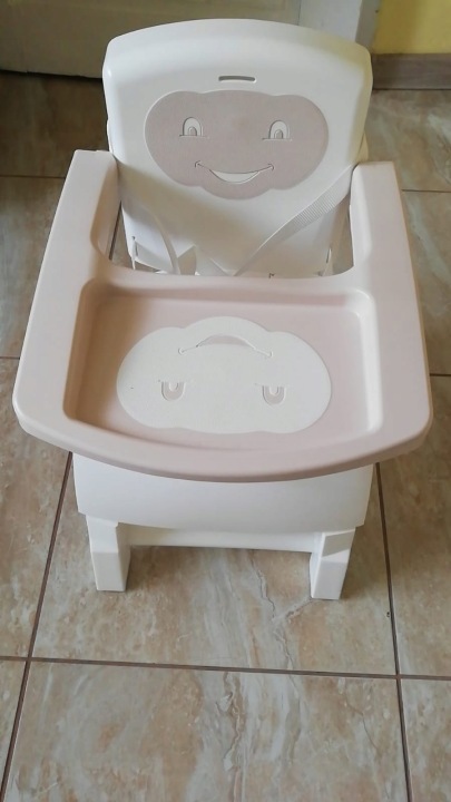Thermobaby крісло стільчик для годування для дитини 2 в 1 до 15 кг рожеві — фото 3