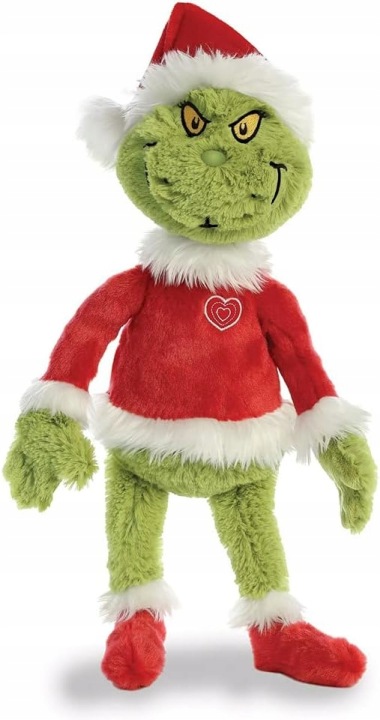 Плюшева іграшка Grinch в костюмі Святого Миколая 48 см ідеальний подарунок