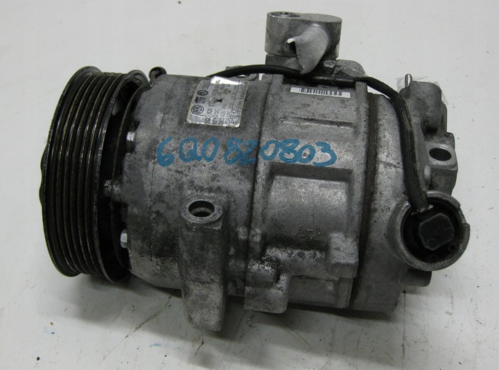 VW POLO 1.4 TDI compressor compressor; of the air conditioning 6Q0820803P