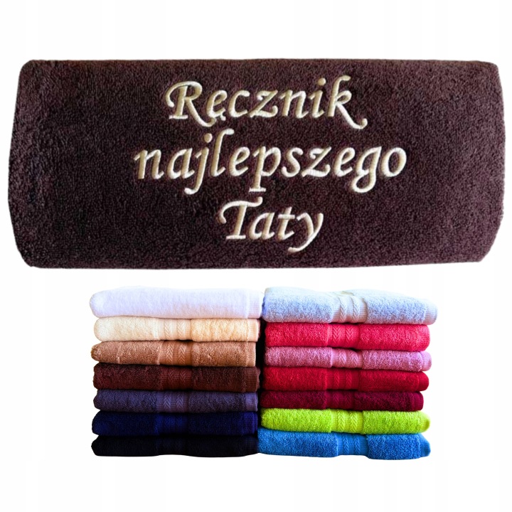 Dárek pro tatínka tchána pod stromeček, hvězdička, vyšívaný Ručník