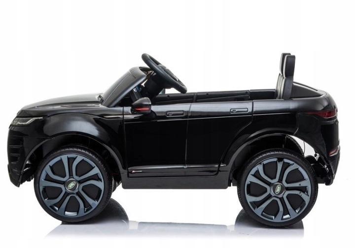 Авто на акумуляторі Range Rover Evoque Пульт LED Чорний Лакований — фото 4