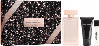 narciso rodriguez for her musc nude woda perfumowana 100 ml   zestaw  