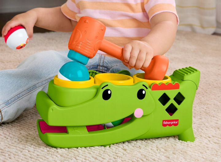 Fisher-Price Крокодил Стукалка з м'ячиками 9 міс.+ JLB94 — фото 5