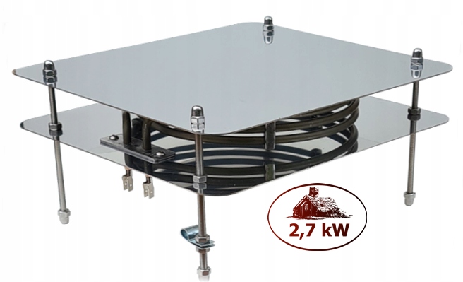 Ohřívač s deflektorem pro udírnu a sušárnu o výkonu 2,7 kW a 2700 W