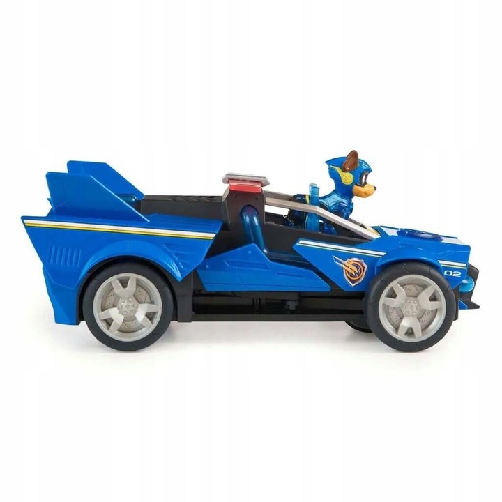 PSI PATROL WIELKI FILM FIGURKA CHASE I SKYE INTERAKTYWNE AUTA DELUXE ŚW/DŹW Marka PAW Patrol