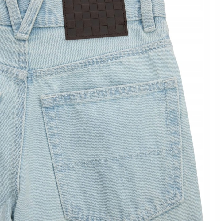 Vans check-5 loose k denim штани blue ice 23 — фото 4