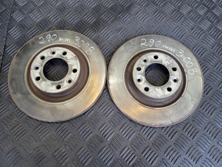 Bremsscheibe heck hinten 290MM KOMPLET Bremsscheibe PEUGEOT 3008 II 1.5 BLUE HDI