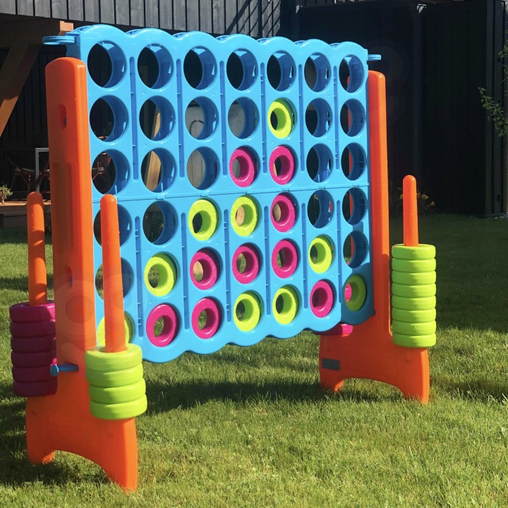 GRA LOGICZNA PLAC ZABAW OGRODOWY DOMU 4 W LINII RZĘDZIE DUŻY XXL FEBER Marka Feber