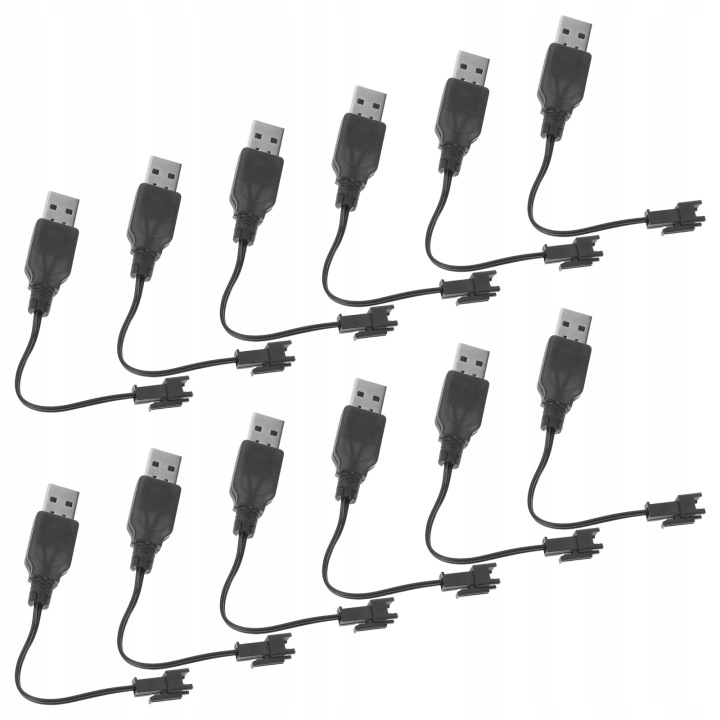 Кабель USB-C для заряджання для машини для бульбашок 12 шт. короткий — фото 7