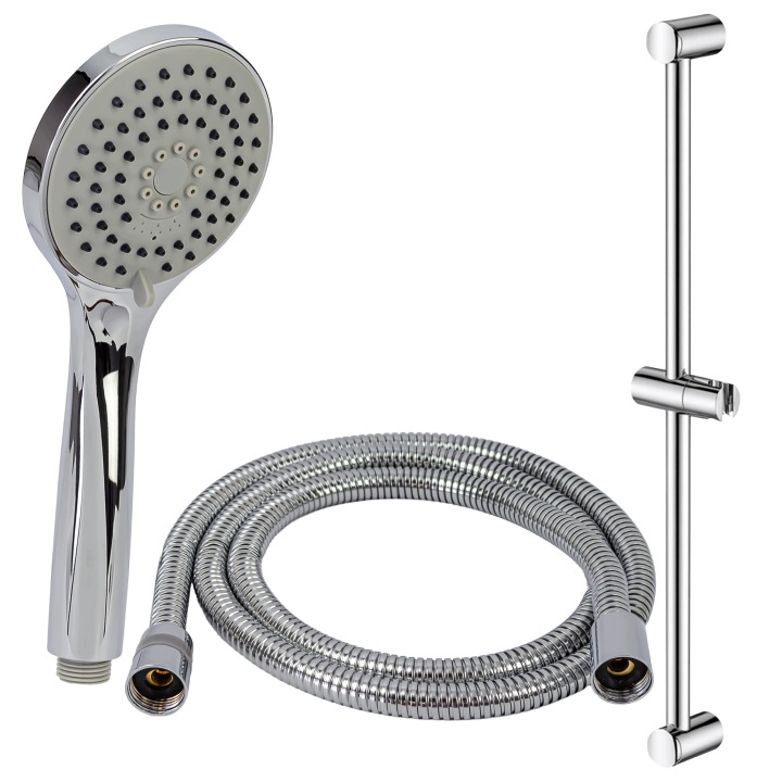 Sada pro sprchu sprchová hlavice hadice 150 cm sprchová tyč chrom Avapax