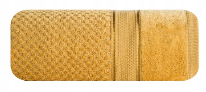 Рушник велюровий JESSI 50x90 см гірчичний 500 g/m² Eurofirany