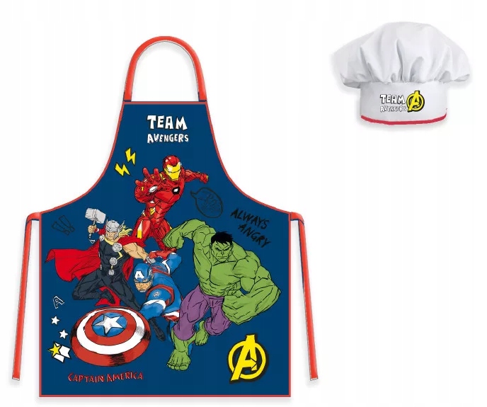 Фартушок кухарський AVENGERS HULK IRON MAN капітан америка
