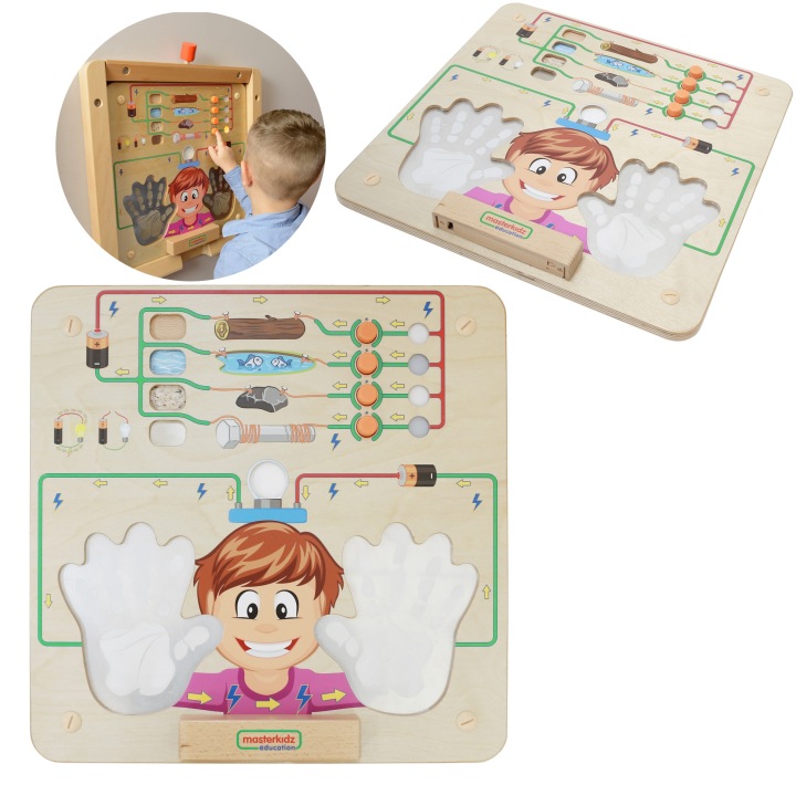 TABLICA MANIPULACYJNA EKSPERYMENT PRĄD MASTERKIDZ