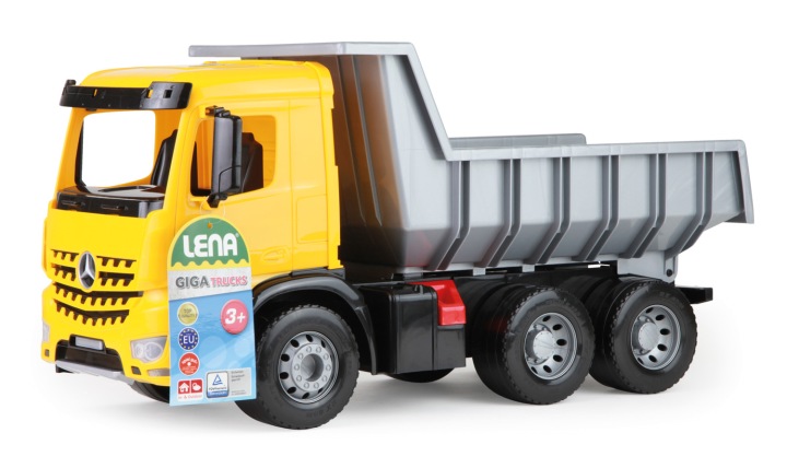 Самоскид LENA Mercedes Arocs Гіга Trucks 67 см Велика Вантажівка Іграшка Авто