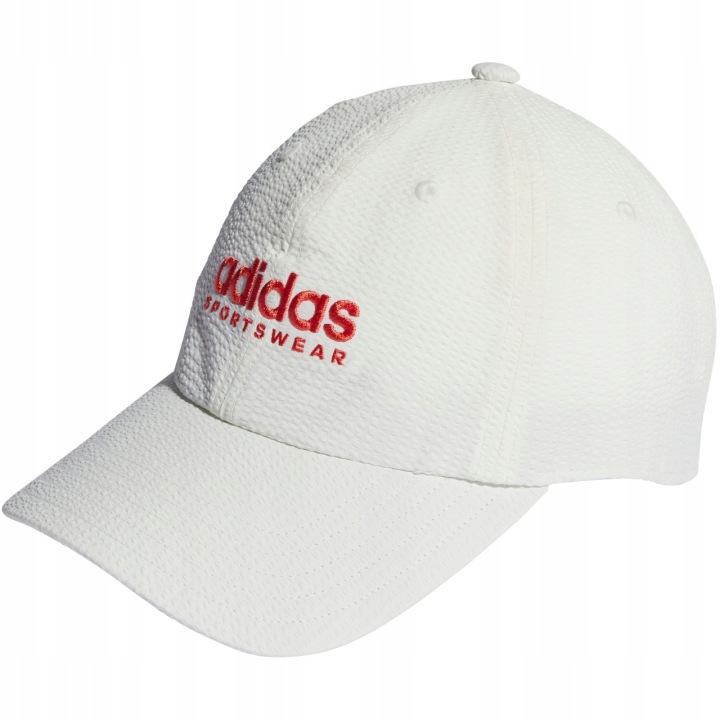 Кепка ADIDAS сірсакер DAD біла IR7910 р. дорослі S/M