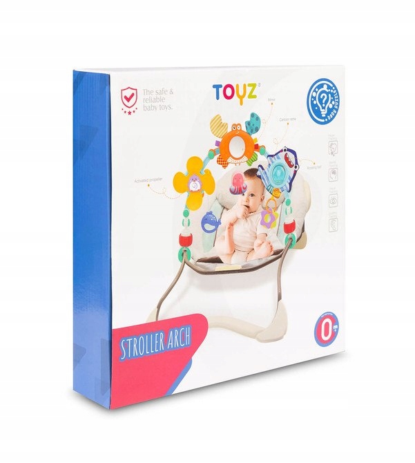 Розвивальний дуга для візка крісла з іграшками підвіски Луг Toyz — фото 6