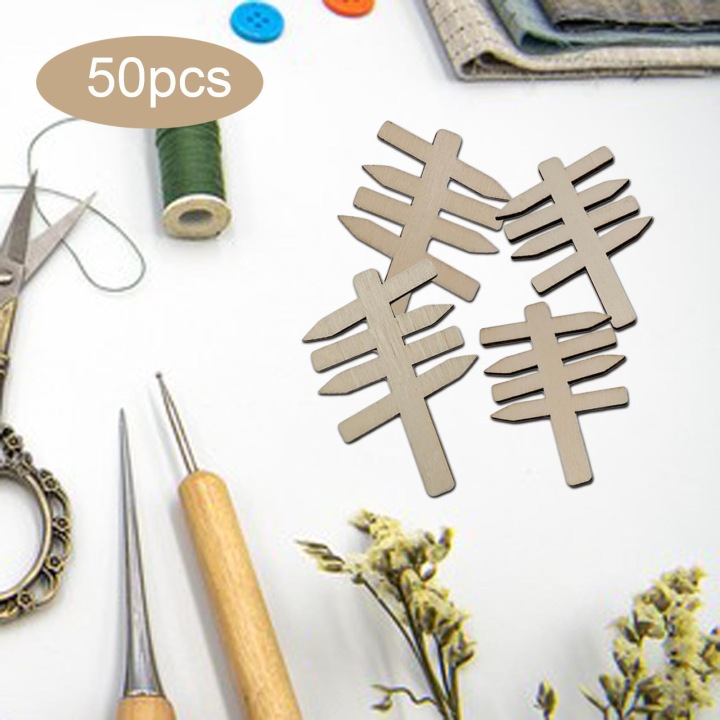 50 шт. Дерев'яний знак спрямований DIY Реалістичні дорожні вказівники мікропейзажні Набір B — фото 6