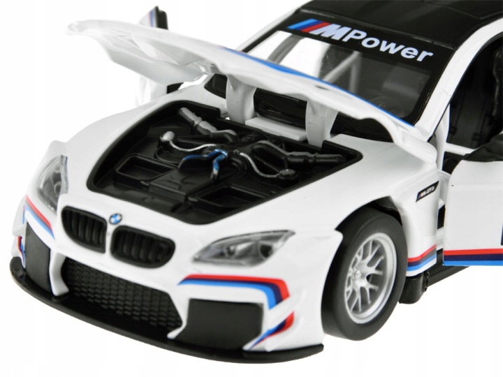 Авто металеве модель спортивні BMW M6 GT3 1:32 світло звук 5905258522883 — фото 6
