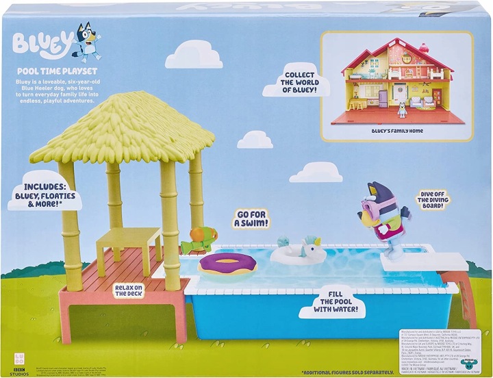 Набір Moose Toys Bluey Pool Time - Bluey Гра в басейні — фото 4