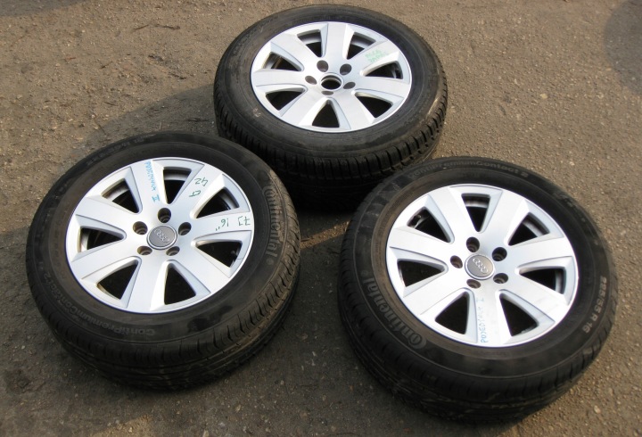 AUDI FELGA Alumínium 7X16 ET42 gumi 225/55/16