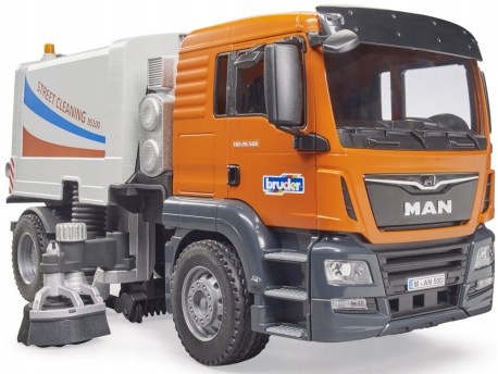 BRUDER Підмітальна машина вулиць MAN TGS LKW 03780 — фото 9