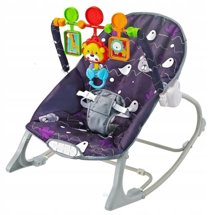 Шезлонг little forest фіолетовий EUROBABY