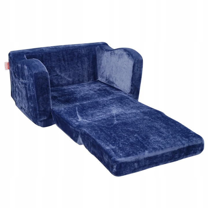 VEVOR Стілець для дитини Складаний диван 2 в 1 Comfy Шезлонг для немовлят Диванчик для дітей Синя — фото 5